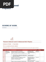 As Physics 2015 - Scheme of Work