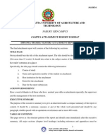 Attachment Report Format