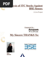 Analysis of ITC Stocks Against BSE