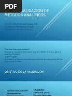  Validación de Métodos Analíticos