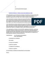 Ley 27360 Ley de Promoción Del Sector Publico