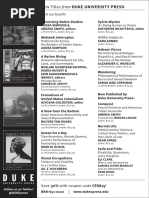 Duke University Press Program Ad For The Critical Ethnic Studies Association Conference 2015