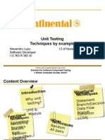 UnitTesting Techniques