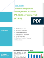 Forward Integration - Kalbe Farma