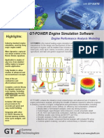 GT-POWER Engine Simulation Software: Highlights