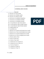 Distillation Column Complete Design