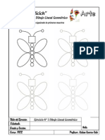 Ejercicios Dibujo Lineal Geométrico Arte - 1º Grado - 4º Semana 4 Muestras