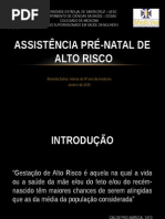 Pré - Natal de Alto Risco