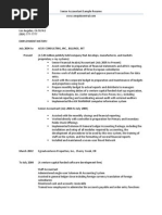 Senior Accountant Sample Resume