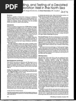 Design Drilling & Testing of A Deviated HTHP Exploration Well in The North Sea