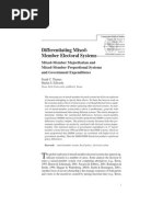 Differentiating Mixed-Member Electoral Systems