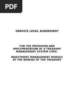 Service Level Agreement - Draft