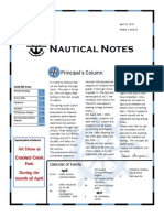 Nautical Notes: Principal's Column