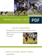 Training Football Specific Speed