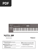 Manual Roland XPS-10