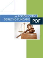 LA ACCION Como Derecho Fundamental