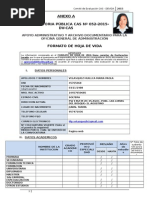 Anexo A Convocatoria CAS #052