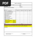 Checklist para Verificação de Epis