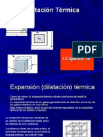 Calor y Electricidad Expansión Térmica