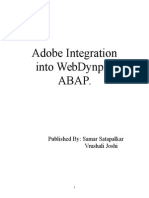 Adobe Integration Into WebDynpro ABAP