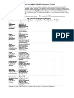 Portfolio Self Assessment