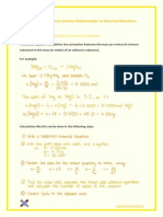 1 4 Mass and Gaseous Volume Relationships in Reactions