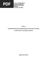 Contabilidad Bajo NIF. Tema I El Efectivo y Sus Equivalentes