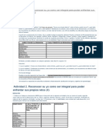 Tareas Proyecto de Vida