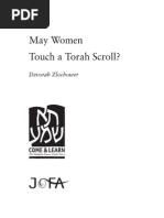 Jofa Ta Shma May Women Touch A Sefer Torah