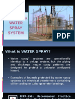 Water Spray System Presentation