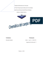 Trabajo Sobre Cinematica