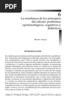 La Enseñanza de Los Principios Del Cálculo: Problemas Epistemológicos, Cognitivos y Didácticos