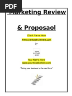 MARKETINGPLANPLR (Use As Guide To Pitch A Marketing Plan For Your Clients)