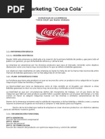 Plan de Marketing Coca Cola