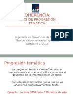 Tipos de Progresión Temática