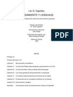 Vigotsky 1995 Pensamiento y Lenguaje