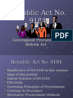 Republic Act No. 9184 For LGUs