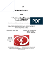 Final Report On FMCG