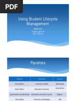 Day1 - Using Student Lifecycle Management