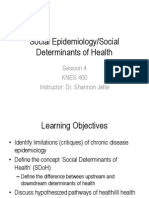 Social Determinants of Health (Social Epidemiology)