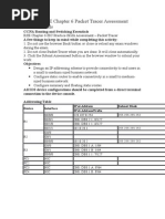 CCNA 2 RSE Chapter 6 Packet Tracer Assessment Practice Skills