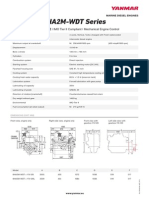 Yanmar 6HA2M WDT - Datasheet