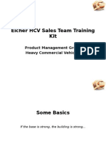 Eicher HCV Sales Training