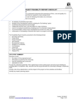 Project Feasibility Study Checklist