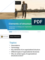 Elements of Structure: Introduction To Strategy and Organization (ECB1SO)