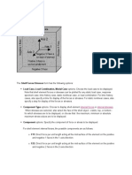 Load Case, Load Combination, Modal Case Options. Choose The Load Case To Be Displayed