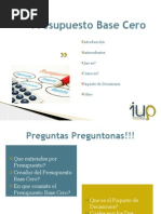 Presupuesto Base Cero 01