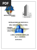 Relacion Entre Arquitectura y Tecnologia