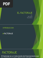 El Factoraje