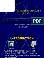 Antonio Gramsci and Paulo Freire